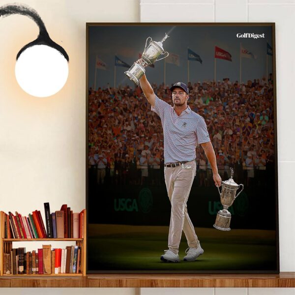 Bryson Dechambeau Wins At Pinehurst And Is Now A 2-Time US Open Champion Wall Art Decor Poster Canvas