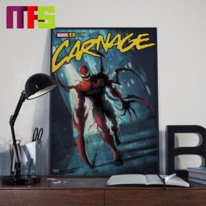 Carnage Marvel Comic On June 5th 2024 Chapter 8 Venom War Is Coming Home Decor Poster Canvas