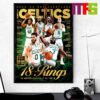 Al Horford Campeon De La NBA Champions 2024 Boston Celtics Home Decor Poster Canvas