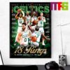 Congrats To Boston Celtics Are Champions NBA 2024 Home Decor Poster Canvas