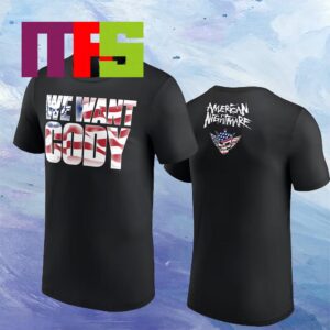 Cody Rhodes We Want Cody American Nightmare WWE Two Sided T-Shirt