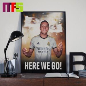 Comgrats To Mbappe Signs For Real Madrid On A Five Year Contract Home Decor Poster Canvas