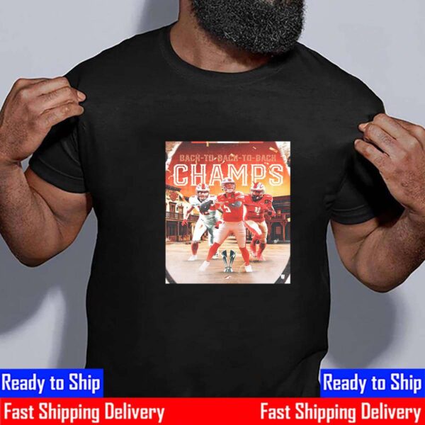 Congrats The Birmingham Stallions Back To Back To Back Champs 2024 United Football League Championship Essential T-Shirt
