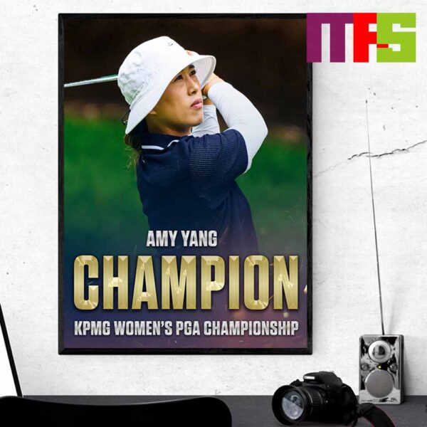 Congrats To Amy Yang Wins The KPMG Womens PGA Champions 2024 Home Decor Poster Canvas