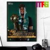 Congrats To Boston Celtics Neemias Queta 2024 NBA Champions Home Decor Poster Canvas