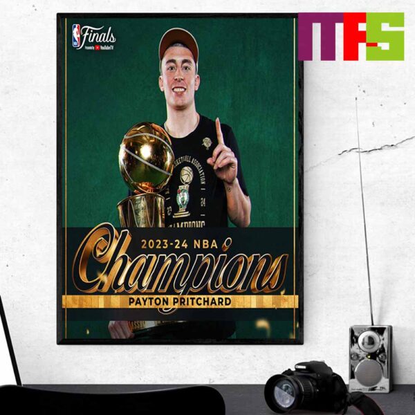 Congrats To Boston Celtics Payon Protchard 2024 NBA Champions Home Decor Poster Canvas