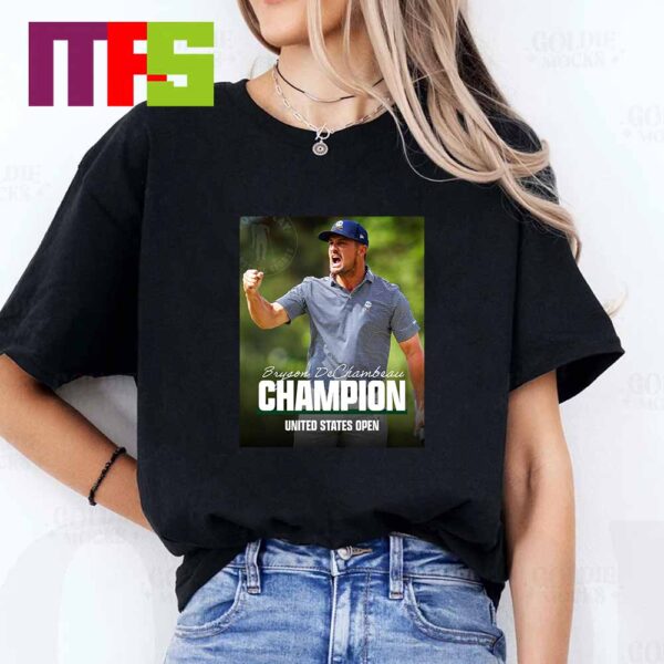 Congrats To Bryson DeChambeau Win Second US Open Golf 2024 A Champion Again Essential T-Shirt