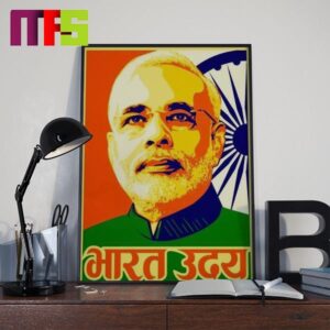 Congrats To India Elections 2024 Prime Minister Narendra Modi Winning Home Decor Poster Canvas