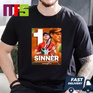 Congrats To Jannik Sinner Take Over New World No 1 The ATP Rankings Essential T-Shirt