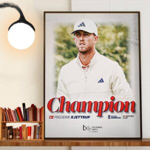 Congratulations To Freddie Kjettrup Is The 2024 The Beachlands Victoria Open Champions Wall Art Decor Poster Canvas Congratulations To Freddie Kjettrup Is The 2024 The Beachlands Victoria Open Champions Wall Art Decor Poster Canvas