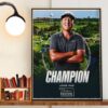 Congratulations To Scottie Scheffler Is The Champions 2024 Travelers Championship Wall Art Decor Poster Canvas