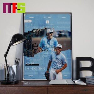 Dalton Glenn Pence Carolina Baseball Player Of The Game 2024 Difference Maker On The Mound Home Decor Poster Canvas