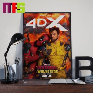 Deadpool And Wolverine In 4D X Release On July 26th 2024 Home Decor Poster Canvas Deadpool And Wolverine In 4D X Release On July 26th 2024 Home Decor Poster Canvas