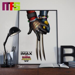 Deadpool And Wolverine In Imax Release On July 26th 2024 Home Decor Poster Canvas