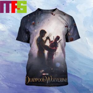 Deadpool And Wolverine Inspired By Beautyful And The Beast All Over Print Shirt