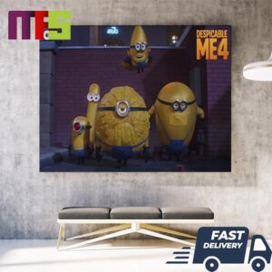 Despicable Me 4 In Theaters July 3rd 2024 Steve Carell Kristen Wiig Will Ferrell Home Decor Poster Canvas Despicable Me 4 In Theaters July 3rd 2024 Steve Carell Kristen Wiig Will Ferrell Home Decor Poster Canvas