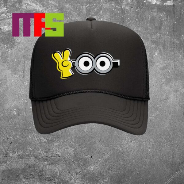 Despicable Me 4 On July 3rd 2024 Eyes Trucker Minions Classic Cap