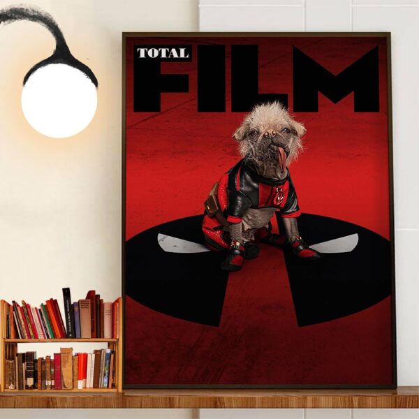 Dogpool Total Film Magazine Cover Wall Art Decor Poster Canvas