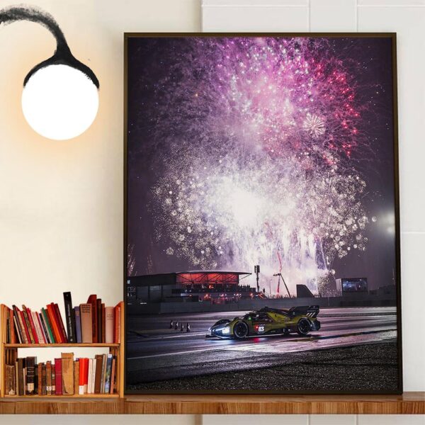 FIA World Endurance Championship 24 Hours Of Le Mans Wall Art Decor Poster Canvas