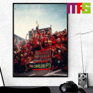 Ferrari Hypercar Win Both The Monaco Grand Prix And The 24 Hours Of Le Mans Home Decor Poster Canvas