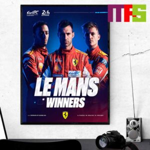 Ferrari Winners Le Mans 2024 Ferrari Ap Corse 50 Home Decor Poster Canvas Ferrari Winners Le Mans 2024 Ferrari Ap Corse 50 Home Decor Poster Canvas