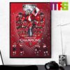 Florida Panthers Win Stanley Cup In Game 7 Champions 2024 Home Decor Poster Canvas