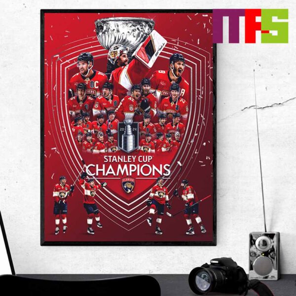 Florida Panthers Are Stanley Cup Champions 2024 Home Decor Poster Canvas