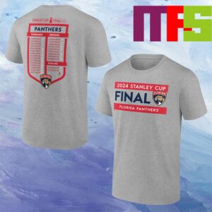 Florida Panthers 2024 Stanley Cup Finals To Winning Hockey Most Prestigious Title Two Sided T-Shirt