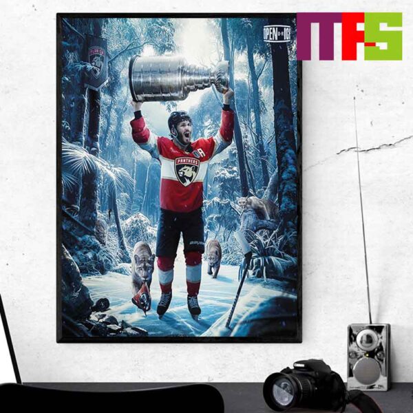 Florida Panthers Win Stanley Cup In Game 7 Champions 2024 Home Decor Poster Canvas