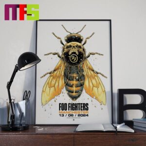 Foo Fighter At Manchester Everything Or Nothing At All Tour 2024 Home Decor Poster Canvas