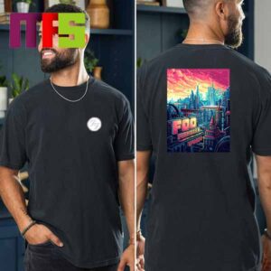 Foo Fighters At Glasgow Everything Or Nothing At All UK Tour 2024 Two Sided T-Shirt