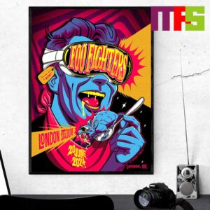 Foo Fighters At London Stadium On June 20th 2024 The Future Is Now Home Decor Poster Canvas