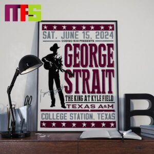 George Strait The Kin At Kyle Field Texas A&M In College Station 2024 Home Decor Poster Canvas