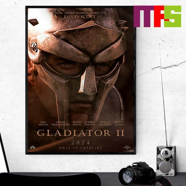 Gladiator 2 Only In Theaters 2024 From Award Winning Director Ridley Scott Home Decor Poster Canvas