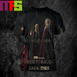 House Of The Dragon Season 2 Sees War Come To Westeros Of The HBO Original Series On June 26th 2024 All Over Print Shirt