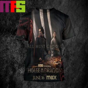 House Of The Dragon Season 2 Sees War Come To Westeros On June 16th 2024 All Over Print Shirt