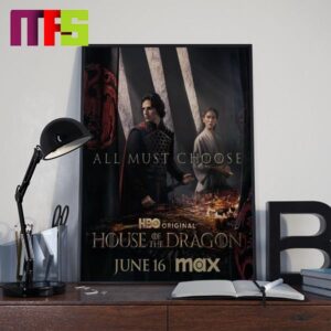House Of The Dragon Season 2 Sees War Come To Westeros On June 16th 2024 Home Decor Poster Canvas