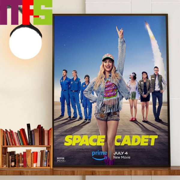 Houston Has A New Problem Space Cadet Official Poster July 4th 2024 Decor Wall Art Poster Canvas