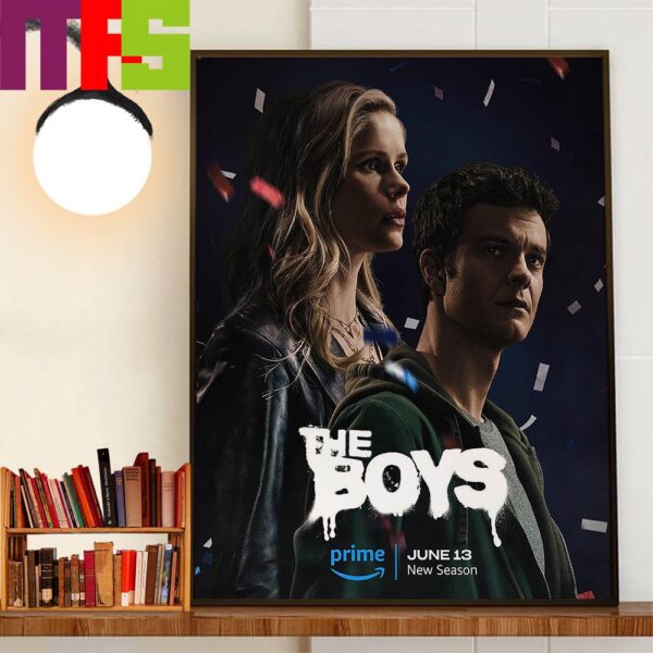 Hughie And Annie In The Boys Season 4 June 13th 2024 Decor Wall Art Poster Canvas
