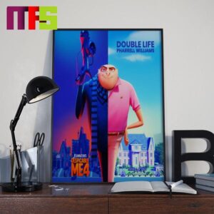 Illumination Despicable Me 4 Double Life Pharrel William 2024 Home Decor Poster Canvas