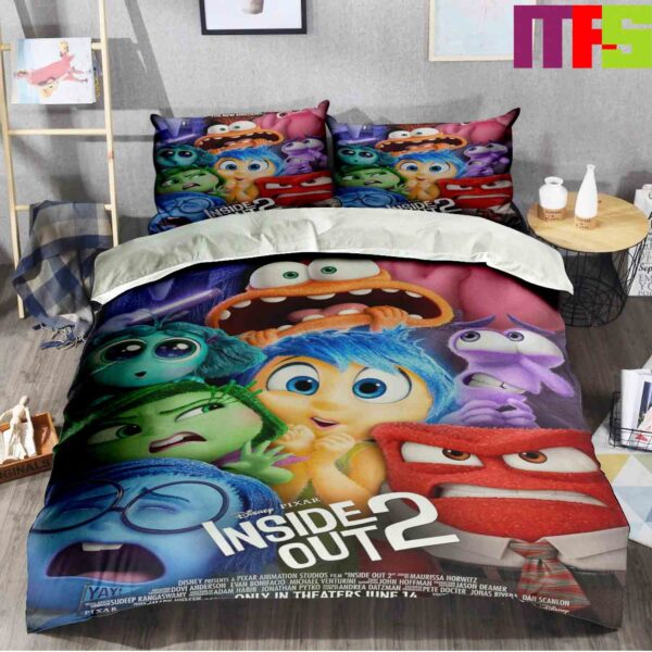 Inside Out 2 Make Room For New Emotions Bedding Set