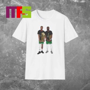 Jaylen Brown And Jayson Tatum Boston Celtics 2024 NBA Champions And Finals MVP Essential T-Shirt
