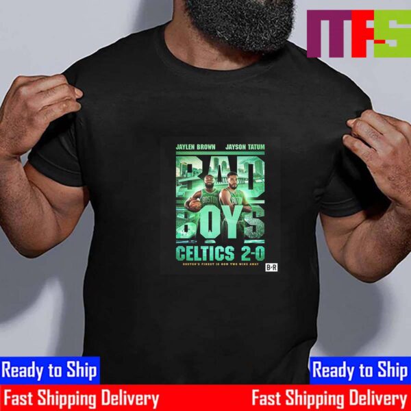Jaylen Brown And Jayson Tatum x Bad Boys Ride Or Die Boston Celtics Lead 2-0 2024 NBA Finals Essential T-Shirt