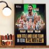 Kristaps Porzingis Is The First Player Born In Latvia To Win An NBA Championship Wall Art Decor Poster Canvas