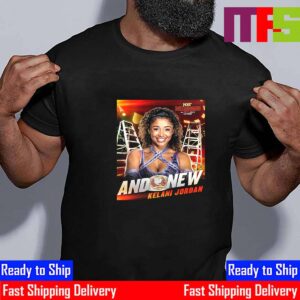 Kelani Jordan And New WWE NXT Womens North American Champion At NXT Battleground From UFC Apex Las Vegas Essential T-Shirt