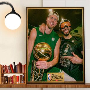 Kristaps Porzingis Is The First Player Born In Latvia To Win An NBA Championship Wall Art Decor Poster Canvas