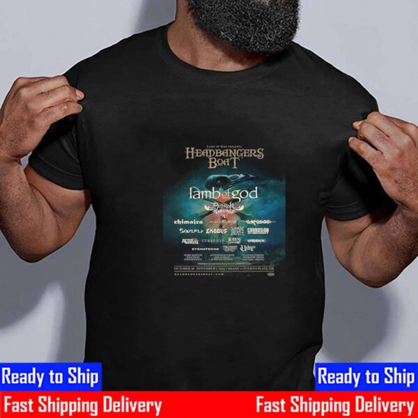 Lamb Of God Presents Headbangers Boat Miami To Puerto Plata DR 2024 Essential T-Shirt