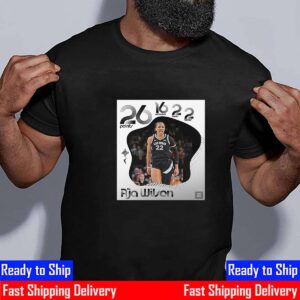 Las Vegas Aces Aja Wilson Tied Her Season High With 16 Rebounds Essential T-Shirt Las Vegas Aces Aja Wilson Tied Her Season High With 16 Rebounds Essential T-Shirt