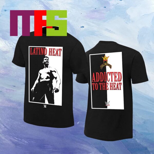 Latino Heat Eddie Guerrero Retro Addicted To The Heat WWE Two Sided T Shirt