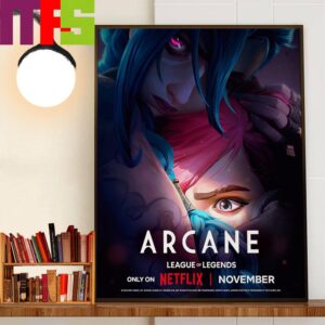 League Of Legends Arcane Season 2 Official Poster Decor Wall Art Poster Canvas